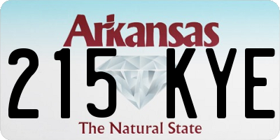 AR license plate 215KYE