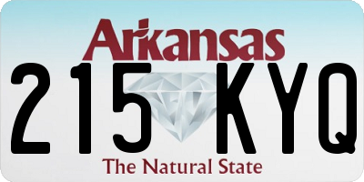 AR license plate 215KYQ