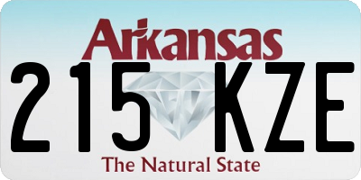 AR license plate 215KZE