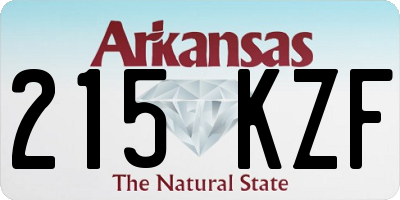 AR license plate 215KZF