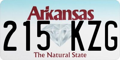 AR license plate 215KZG