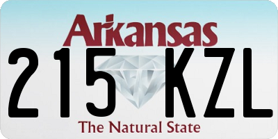 AR license plate 215KZL