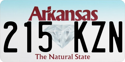 AR license plate 215KZN