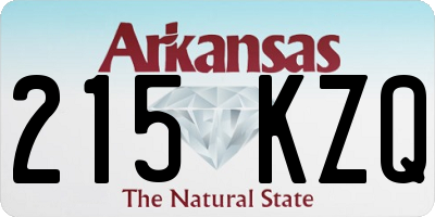 AR license plate 215KZQ