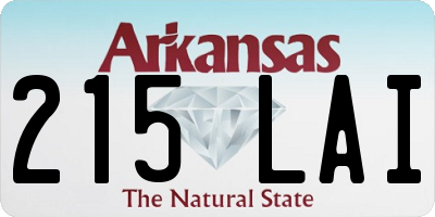 AR license plate 215LAI