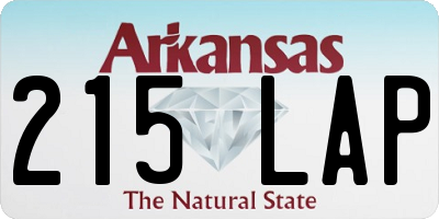 AR license plate 215LAP