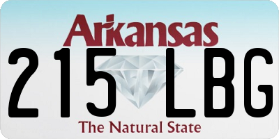AR license plate 215LBG
