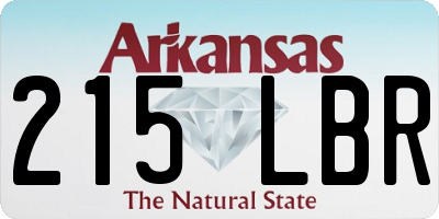 AR license plate 215LBR
