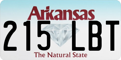 AR license plate 215LBT