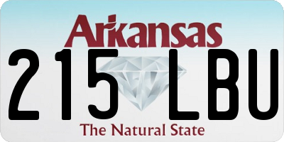 AR license plate 215LBU