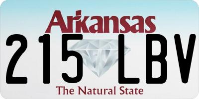 AR license plate 215LBV