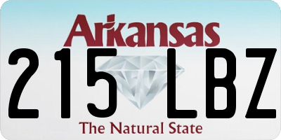 AR license plate 215LBZ