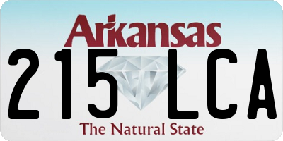AR license plate 215LCA