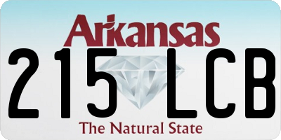 AR license plate 215LCB