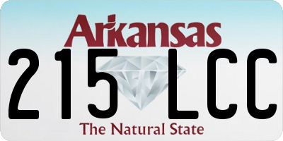 AR license plate 215LCC