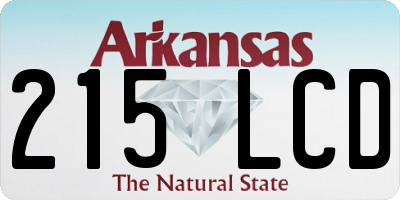 AR license plate 215LCD