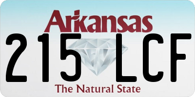 AR license plate 215LCF