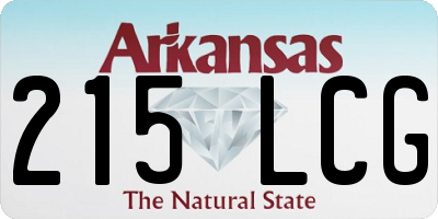 AR license plate 215LCG