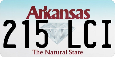 AR license plate 215LCI