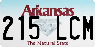 AR license plate 215LCM