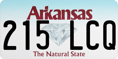 AR license plate 215LCQ