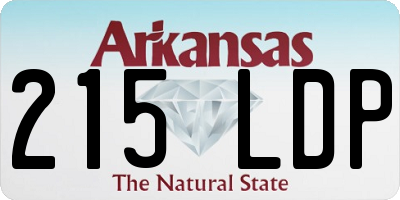 AR license plate 215LDP