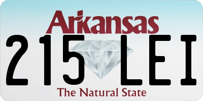 AR license plate 215LEI