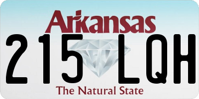 AR license plate 215LQH