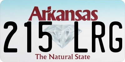 AR license plate 215LRG