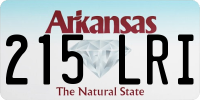AR license plate 215LRI