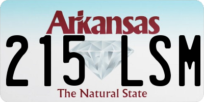 AR license plate 215LSM