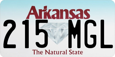AR license plate 215MGL