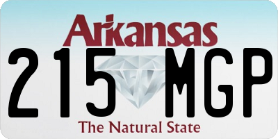 AR license plate 215MGP
