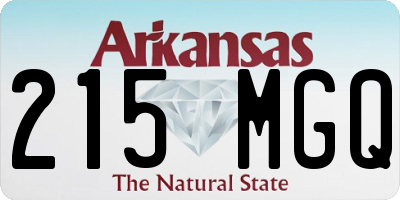 AR license plate 215MGQ
