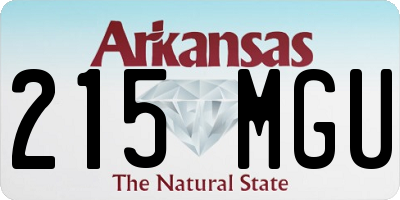 AR license plate 215MGU