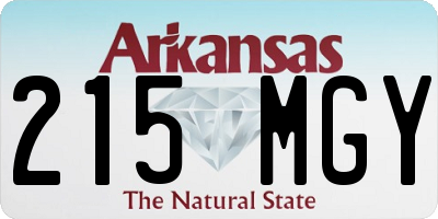 AR license plate 215MGY