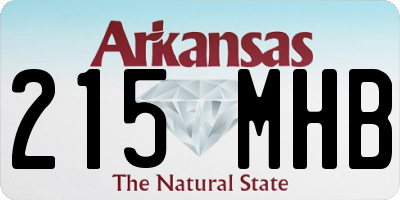 AR license plate 215MHB