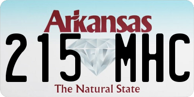 AR license plate 215MHC