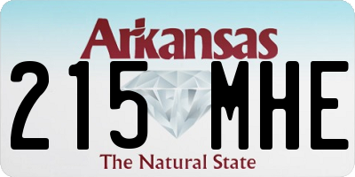 AR license plate 215MHE