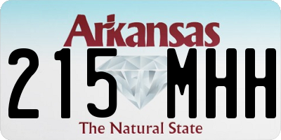 AR license plate 215MHH