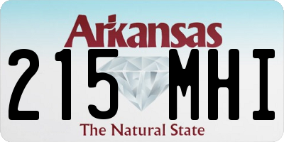 AR license plate 215MHI