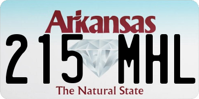 AR license plate 215MHL
