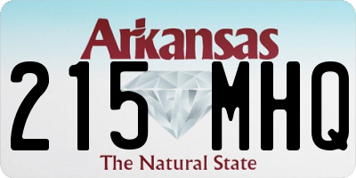 AR license plate 215MHQ