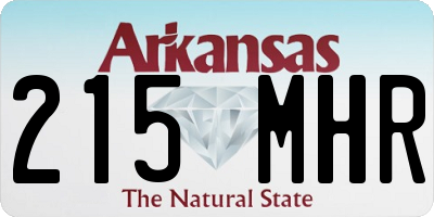 AR license plate 215MHR
