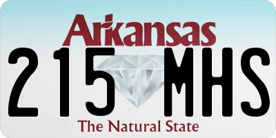 AR license plate 215MHS
