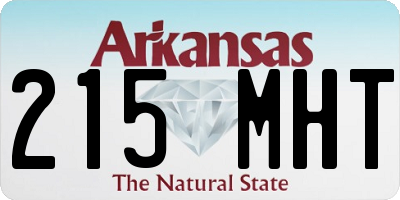 AR license plate 215MHT