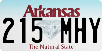 AR license plate 215MHY