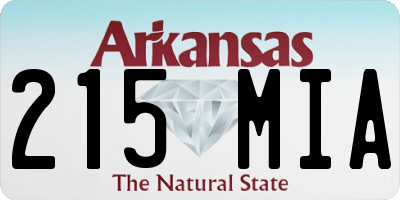 AR license plate 215MIA