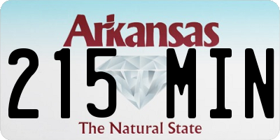 AR license plate 215MIN