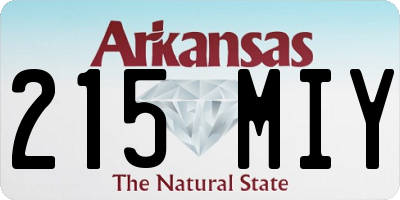 AR license plate 215MIY